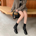RAPHAEL SONA Cow Leather Ankle Boots 5cm Women"s
