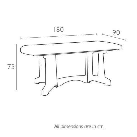 Стол пластиковый обеденный Tables