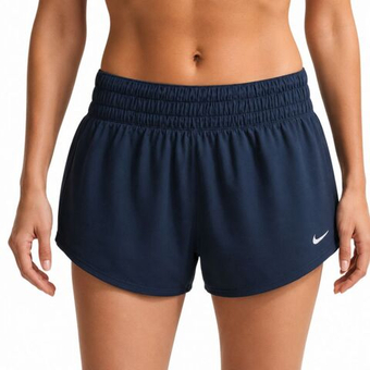 Женские Шорты теннисные Nike Dri-Fit One 3in - midnight navy/white