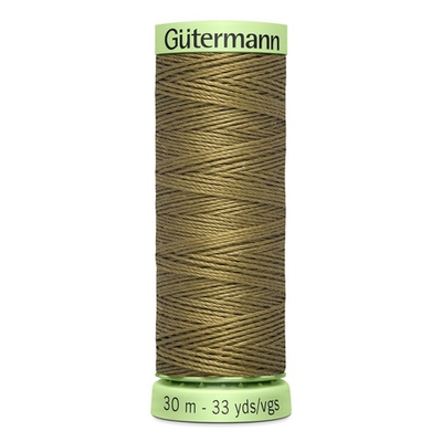 Нить Top Stitch 30/30 м для декоративной отстрочки, Gutermann, 528 защитно- оливковый
