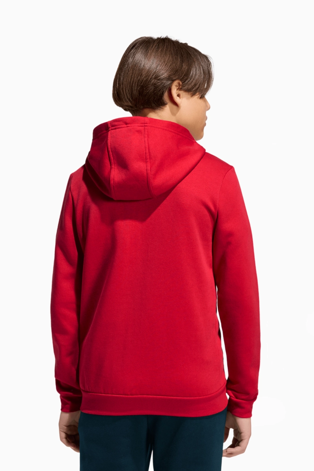 Кофта adidas Entrada 26 Sweat Full-Zip Junior - красный