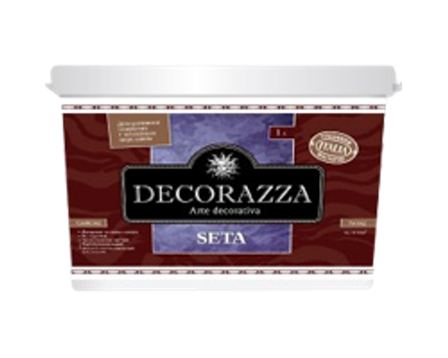 Seta argento(Сета Аргенто) декоративное покрытие с эффектом натурального шёлка. Decorazza 5 кг.
