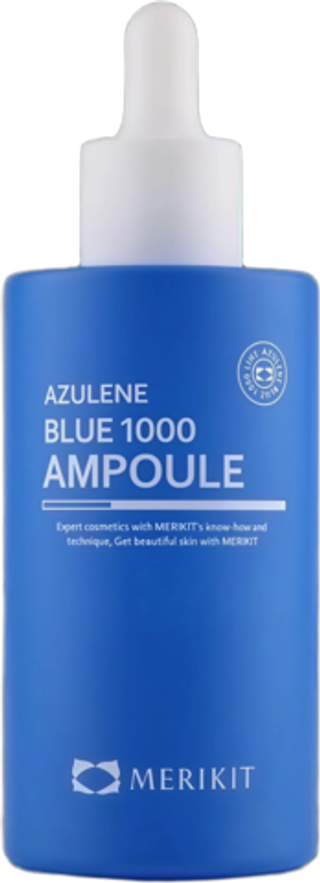 MERIKIT Сыворотка с азуленом для чувствительной кожи- Azulene Blue 1000 Ampoule,100 мл