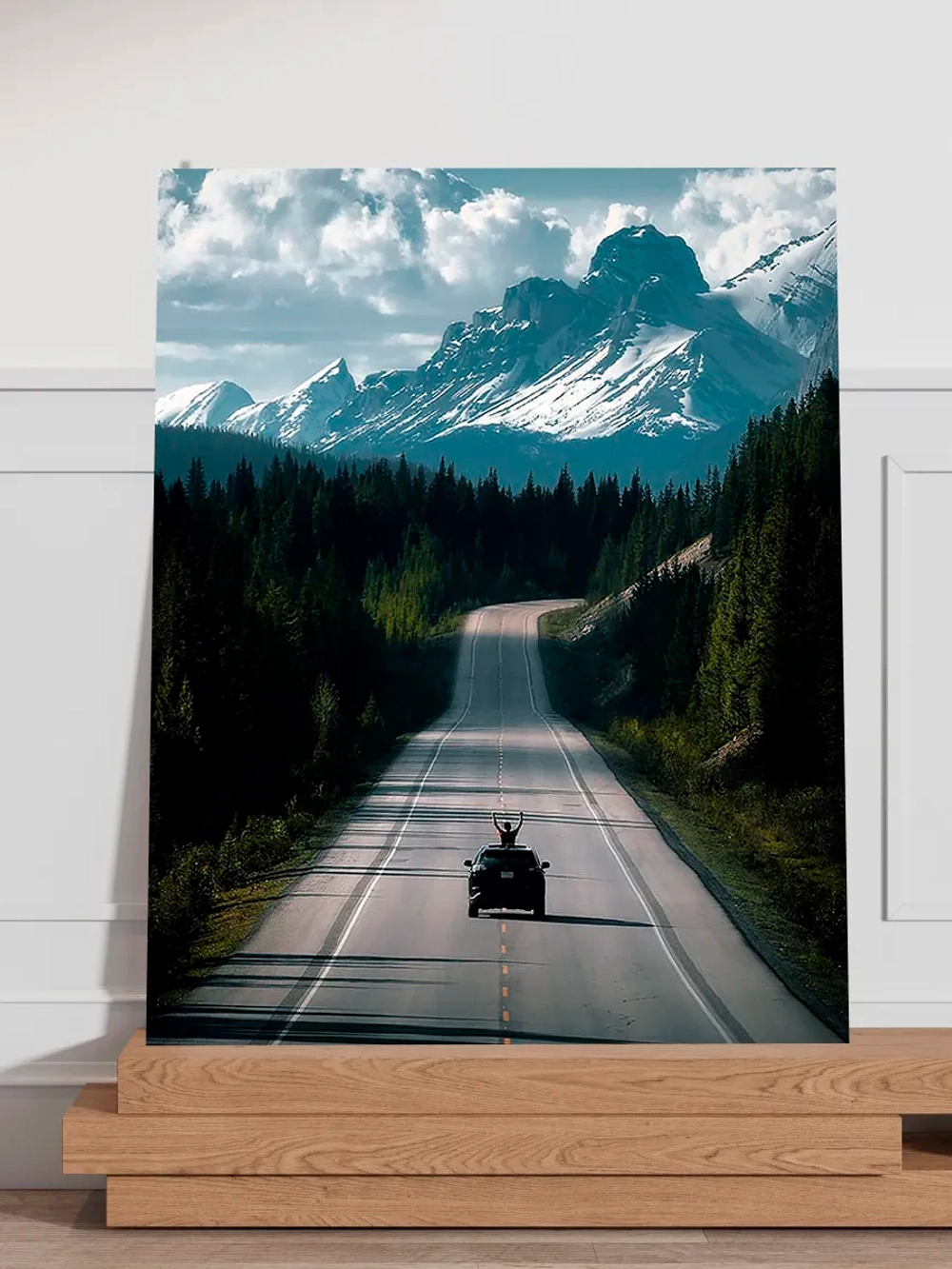 Картина "Highway 93", на стену для интерьера 50х70см 1шт.