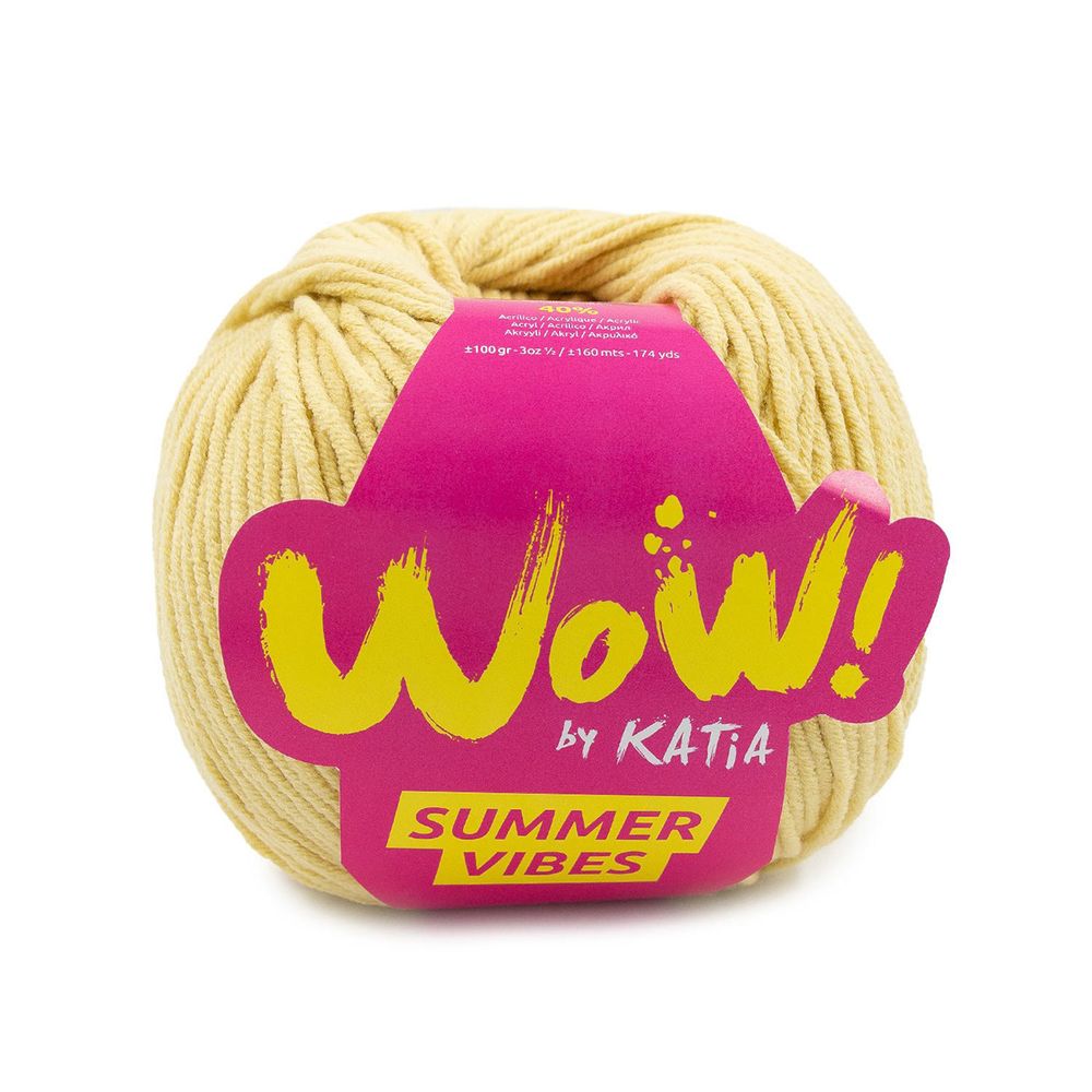 Пряжа Katia (Катя) Wow - Summer Vibes / уп.10 мот. по 100 г, 160 м, 423.05
