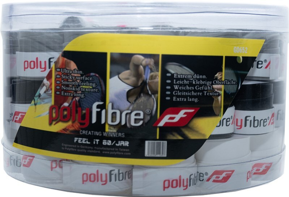 Теннисные намотки Polyfibre Feel It Overgrip 60P - разноцветный