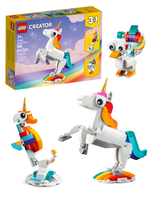 Конструктор Лего Креатор Волшебный единорог 31140 | LEGO Creator Magical Unicorn набор 3 в 1 с единорогом 145 деталей 7+