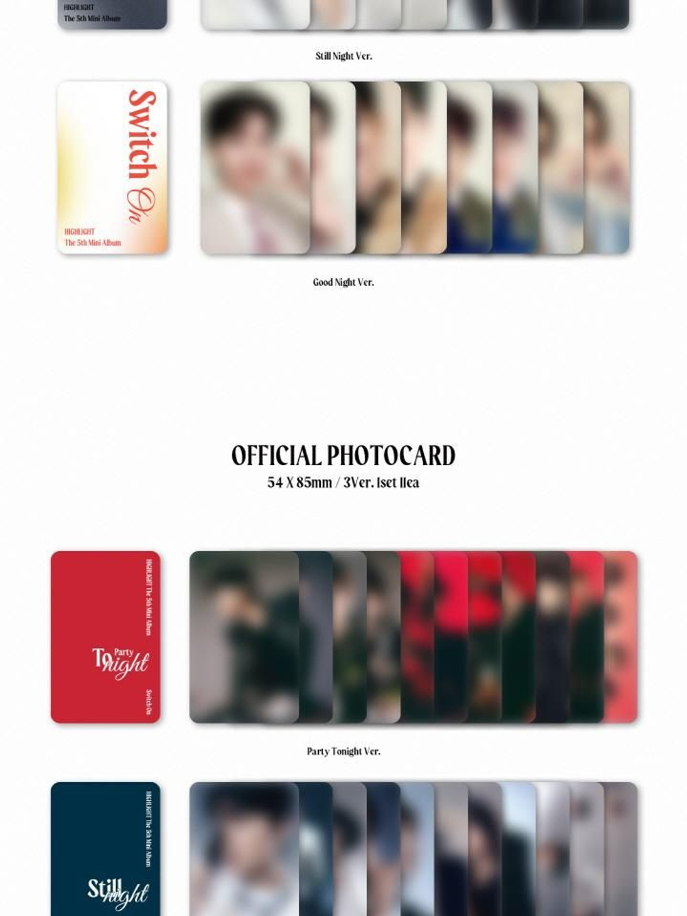 Альбом HIGHLIGHT - SWITCH ON 5th Mini Album PLATFORM 3 Version SET