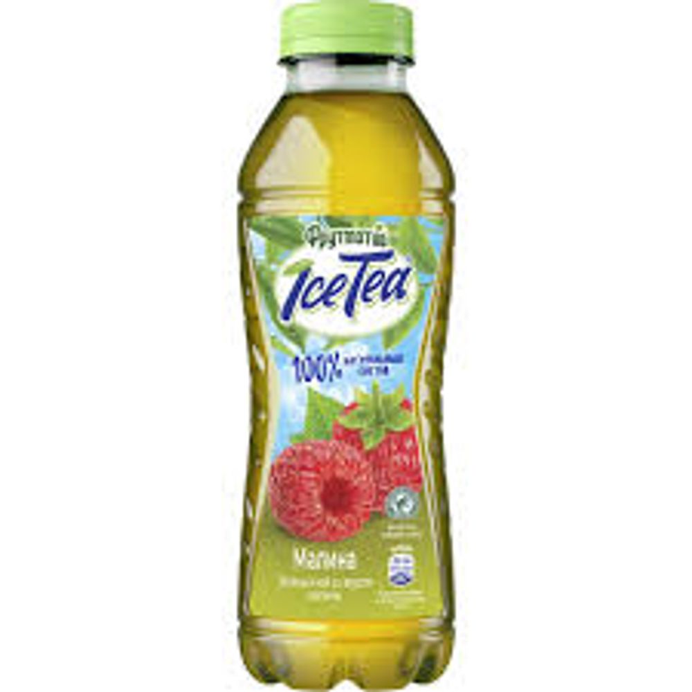 Зеленый чай ICE TEA со вкусом малины 0,5л