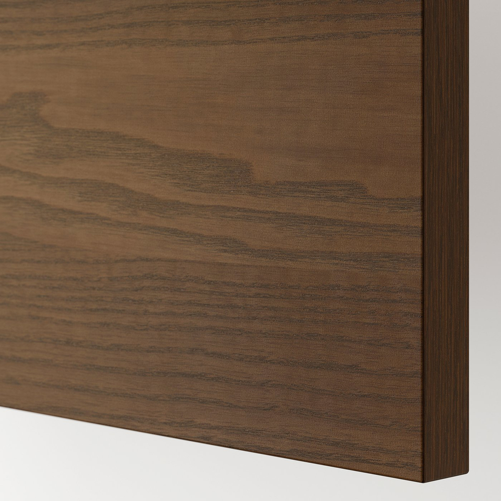 IKEA STENSTA  (ИКЕА СТЕНСТА)  -  Фасад ящика - тёмно-коричневый ясеневый шпон 40x40 см
