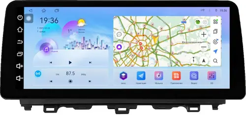 Магнитола для Honda Accord 10 2017-2021 (штатный 360) - FarCar S500+TS10 монитор 12.3" 2K QLED на Android 14, Быстрая, CarPlay, 4G SIM-слот