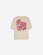Мужская футболка boxy fit с принтом и эффектом стирки - BERSHKA