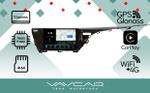 Магнитола для Toyota Camry V70 2018-2020 (без JBL)- Vaycar VA77-1069-2K на Android 13, Быстрая, 2K QLED, CarPlay,4G SIM-слот
