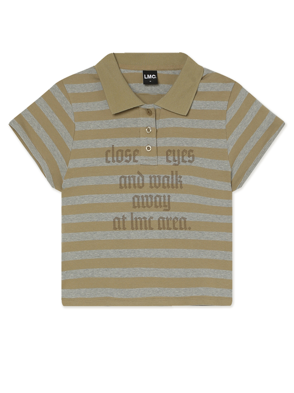 Женская Футболка Wm Lettering Stripe Collar