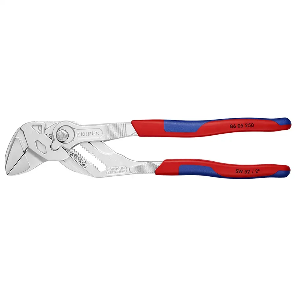 Клещи переставные-гаечный ключ хромированные 250 мм Knipex 86 05 250 SB