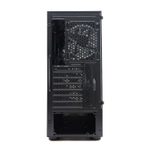 Корпус BaseTech eXtreme GFX-04, Без БП, ATX, чёрный, 4xFRGB FAN, 2xUSB2, 1xUSB3, бок: закалённое стекло (BT-GFX-04-TG-4F-RGB)
