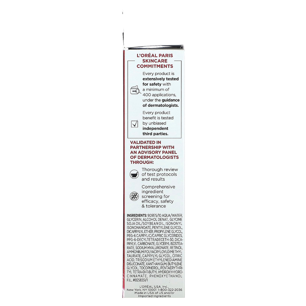 L'Oréal, Revitalift Derm Intensives, ночная сыворотка с чистым ретинолом, без отдушек, 30 мл (1 жидк. унц.)