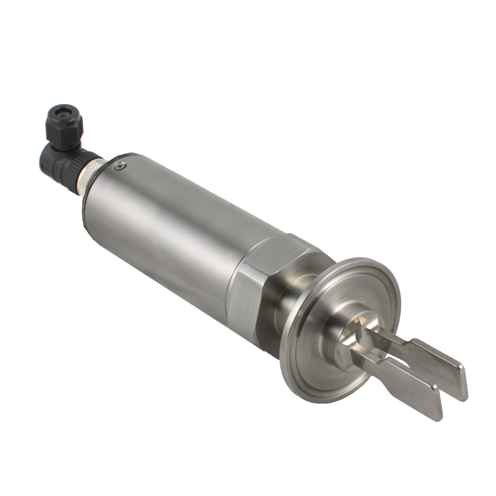 Вибрационный датчик уровня жидкостей INNOLEVEL IL-VA-TC-M, -40 +150°С, Pmax=40 bar, 12 - 55 VDC, IP65/67, соединение - Clamp DN40, удлинение 40 мм, нерж. сталь 316L, электрополировка зондов