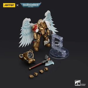 Фигурка JOYTOY Blood Angels Sanguinary Guard with Encarmine Axe and Inferno Pistol