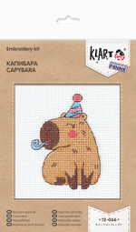"Klart" набор для вышивания12-066 "Капибара"