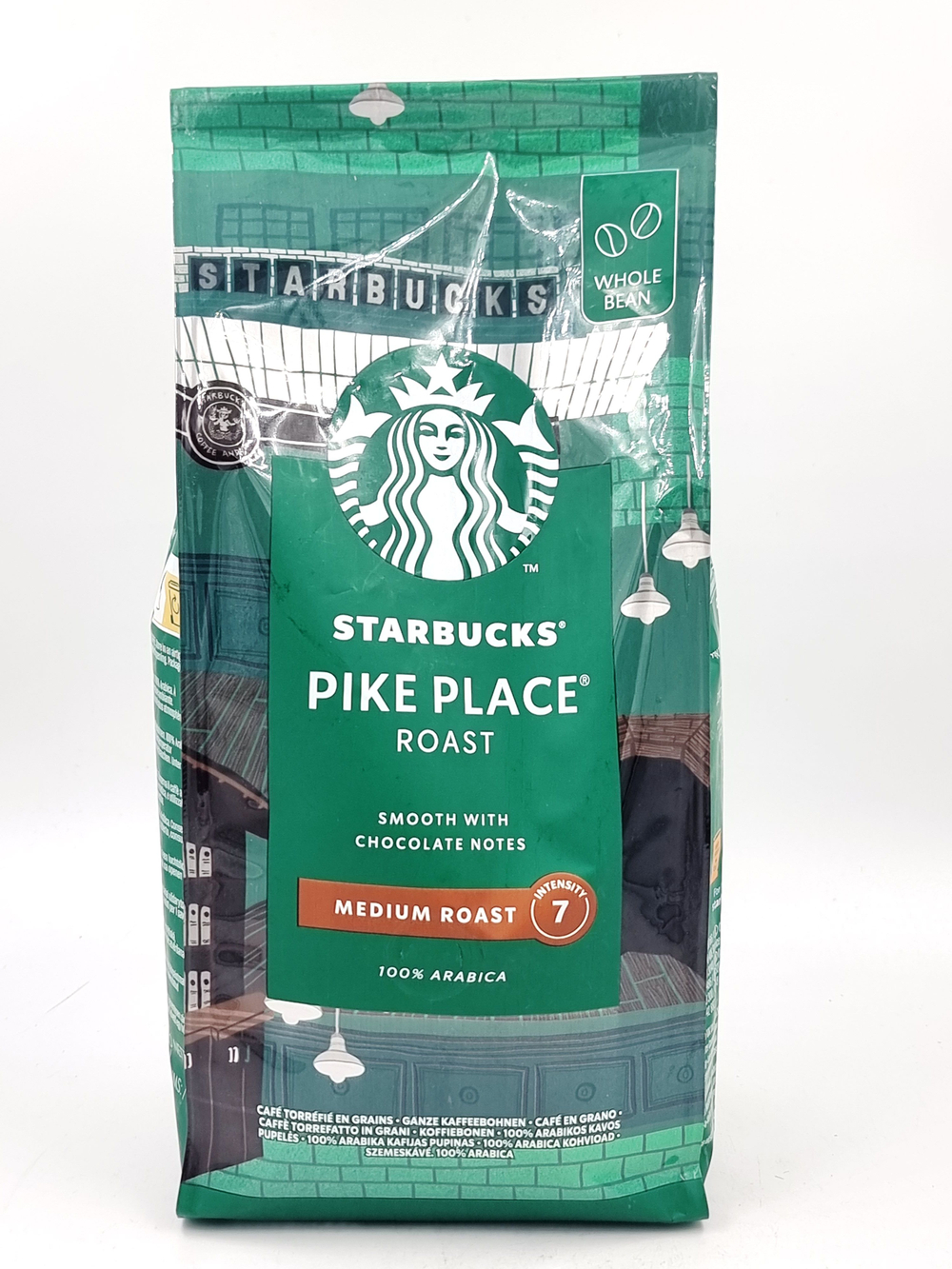 Кофе в зернах Starbucks Pike Place Roast, 450 г, срок 05.2027