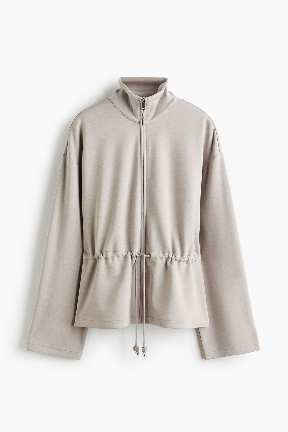 Свитшот на скрытой молнии с кулиской - H&M