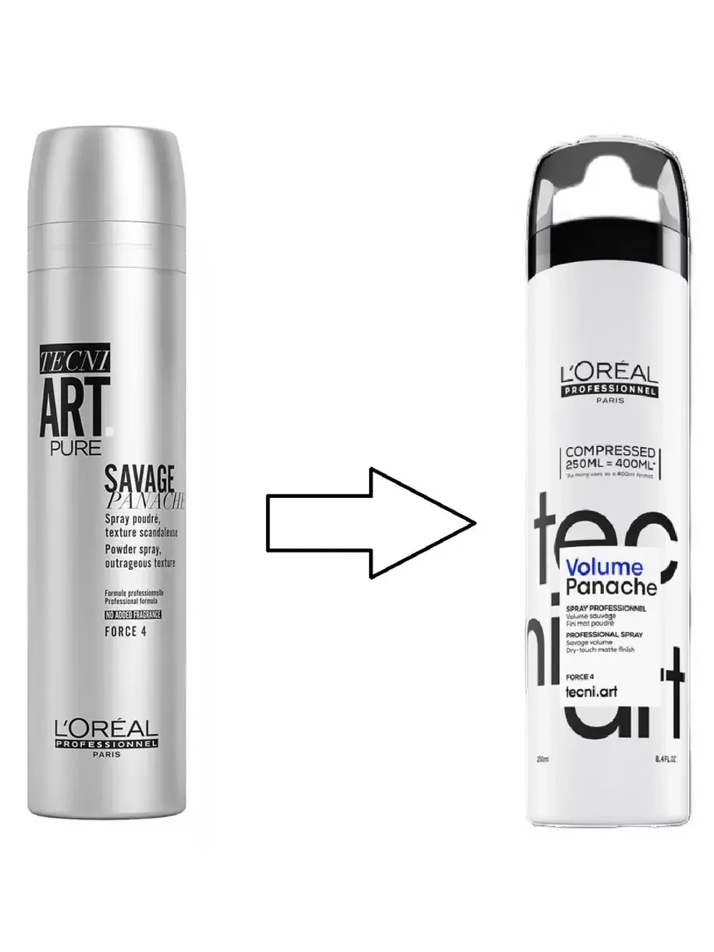 L'Oreal Professionnel Tecni.Art Savage Panache Pure - Спрей с пудровой текстурой 250 мл