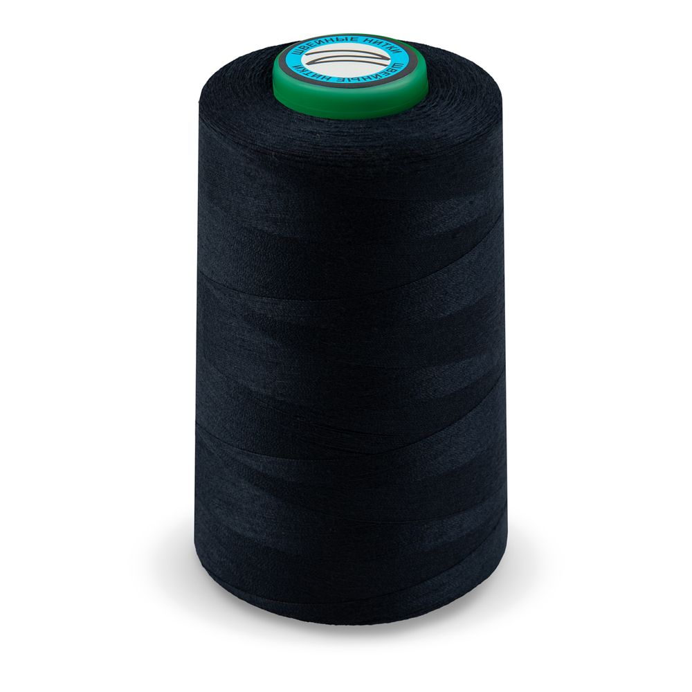 Нитки универсальные Nitka 40/2, 4570 м (5000 ярд) / 1 кат., 323 т.т.синий