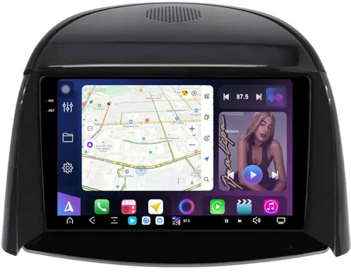 Магнитола для Renault Koleos 1 2008-2016 - FarCar S500-TS20 монитор 9.5" 2K QLED на Android 14, Быстрейшая, CarPlay, 4G SIM-слот