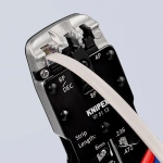 Инструмент для опрессовки штекеров типа Western чернёные 200 мм Knipex 97 51 12 SB