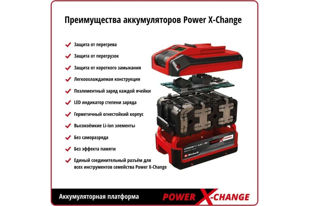 Набор аккумуляторного инструмента 18V Einhell PXC TE-TK 18/2 Li Kit (CD+AG), 1хАКБ 4Ач и ЗУ