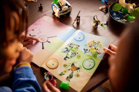 Конструктор LEGO DREAMZzz 71485 Матео и Зет-Блоб, боевой робот-рыцарь