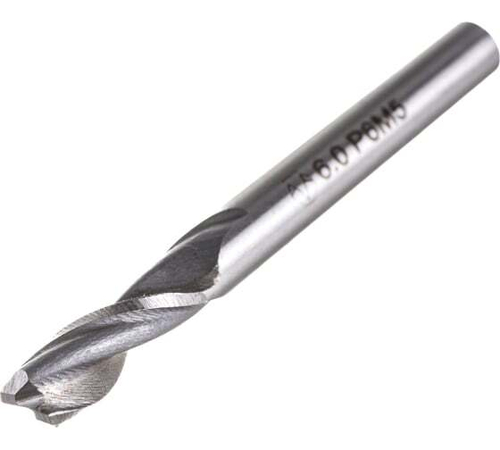 Фреза концевая (6х57х13 мм; Р6М5; 2 перая; ц/х) GRIFF a300029