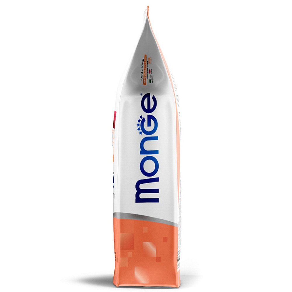 Сухой корм Monge Dog Speciality Line Monoprotein Mini для взрослых собак мелких пород, из лосося с рисом 7,5 кг