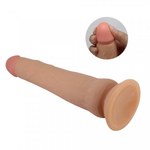 Реалистичный фаллоимитатор на присоске Tiemeyer Sliding skin (25*3,7 см) телесный