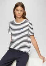 Футболка в полоску Relaxed Fit с вышивкой в форме сердца s.Oliver