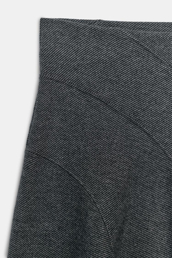 ZARA КОРОТКАЯ ЮБКА SOFT, СЕРЫЙ МЕЛАНЖ