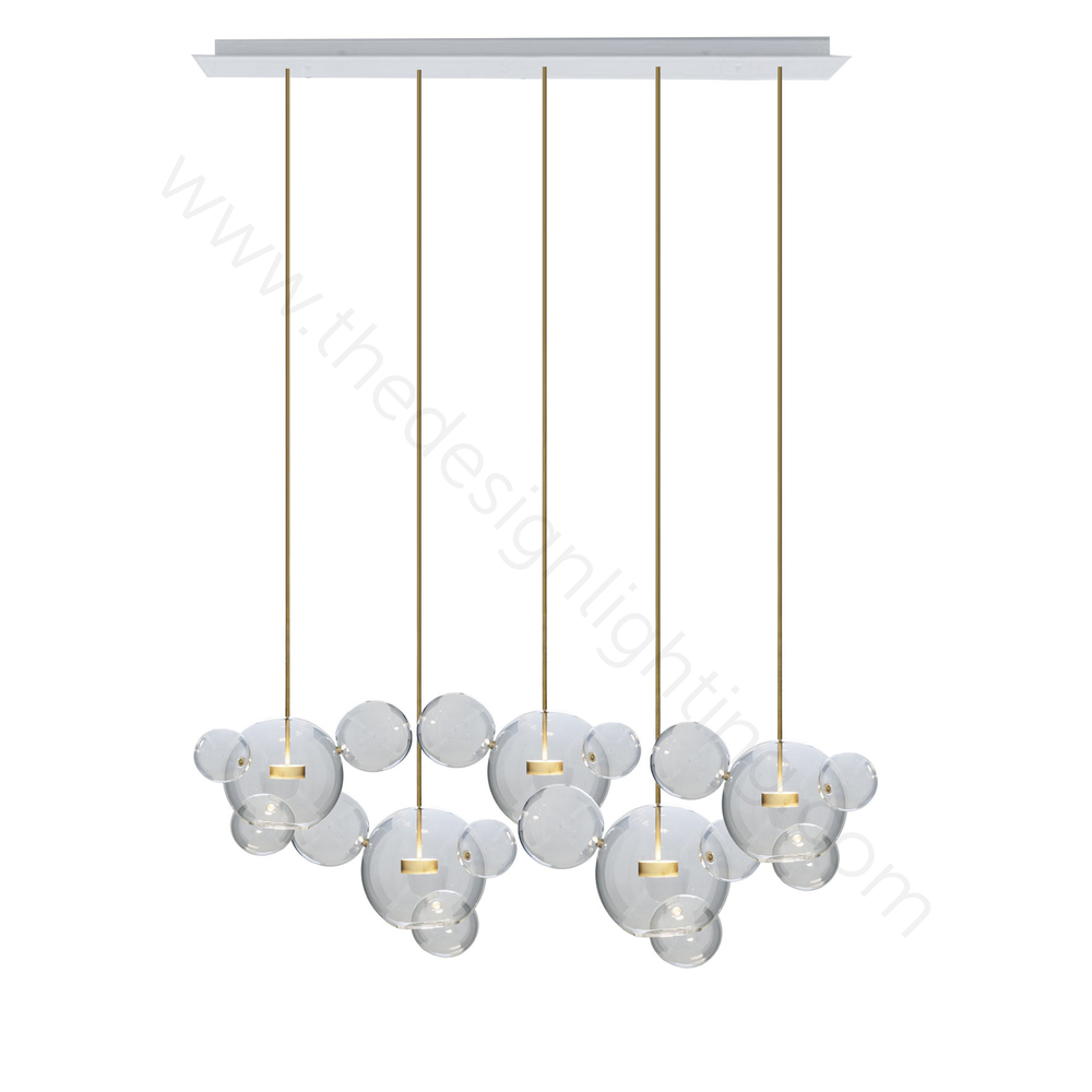 Pendant design lamp   Bolle by Giopato & Coombes (5 lampshades)