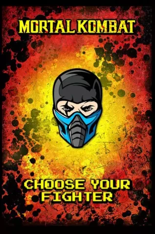 Металлический пин "Mortal Kombat: Sub-Zero"