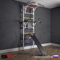Шведская стенка Sv Sport (Турник рукоход/Брусья/Скамья)