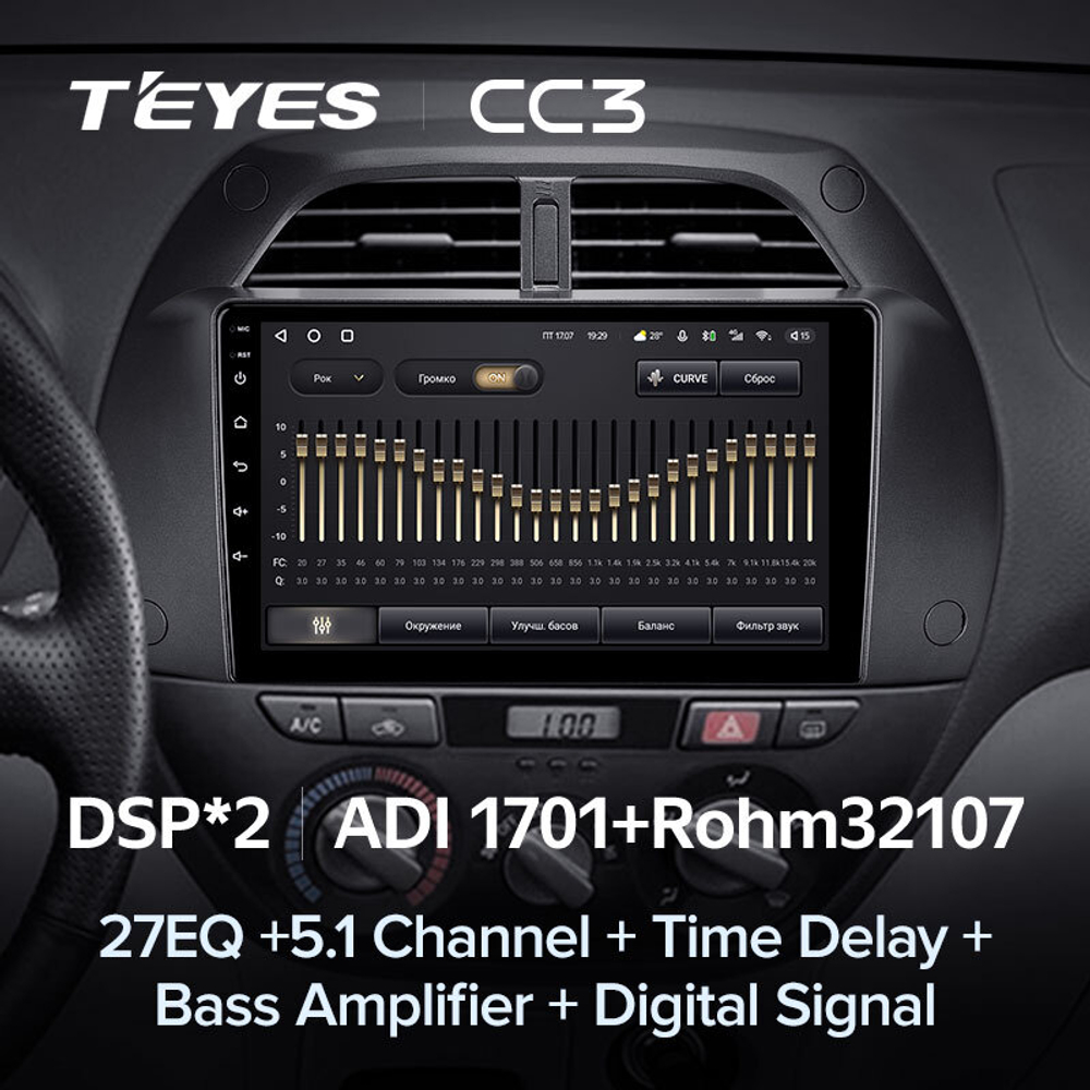 Teyes CC3 9" для Toyota RAV4 2000-2003