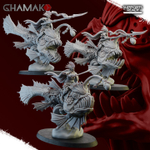 Grand Alliance Order Idoneth Deepkin Akhelian Guard Всадники на глубоководных рыбах миниатюра для dnd, днд, pathfinder, фентези, Настольная игра, НРИ, Варгейм, РПГ