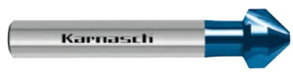 Зенковка Karnasch Ø6,3 мм, с покрытием Blue-Tec, 90°, DIN 335, арт. 20.1755-050