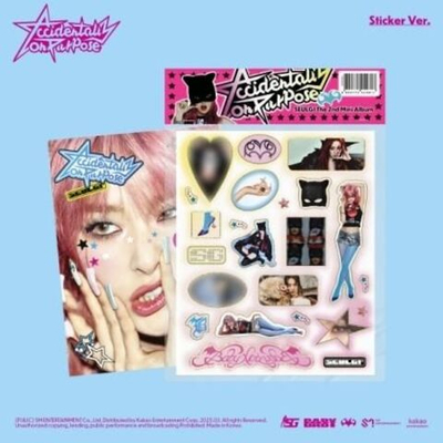 Альбом SEULGI - ACCIDENTALLY ON PURPOSE 2nd Mini Album STICKER Version