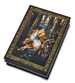 ШК-11/11-F Шкатулка в технике декупаж (10х14х4)