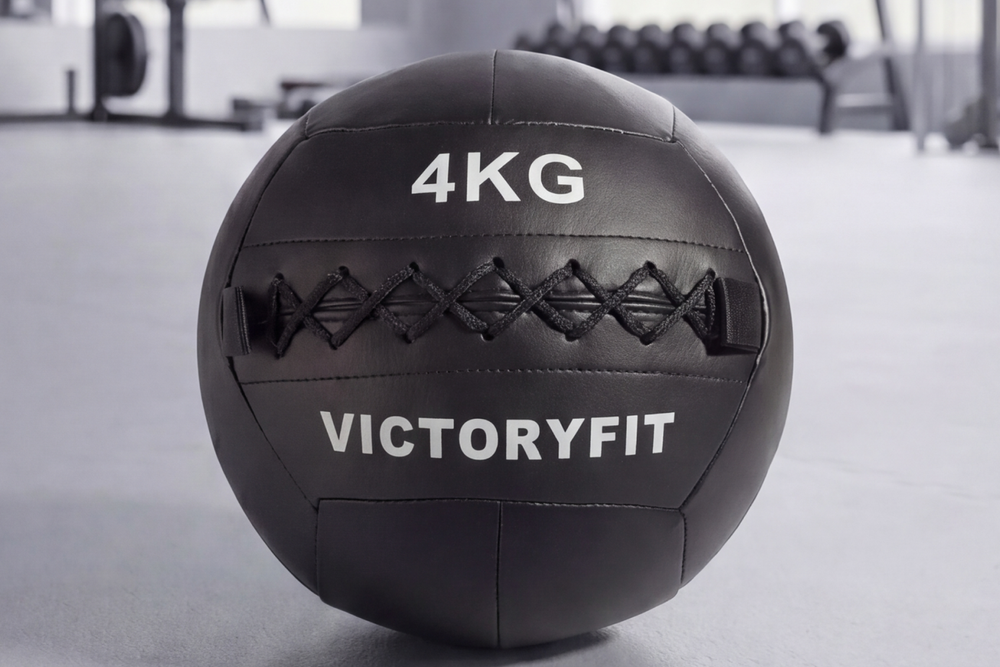 Мяч тренировочный (Wall Ball) 4 кг VictoryFit VF-WBA040