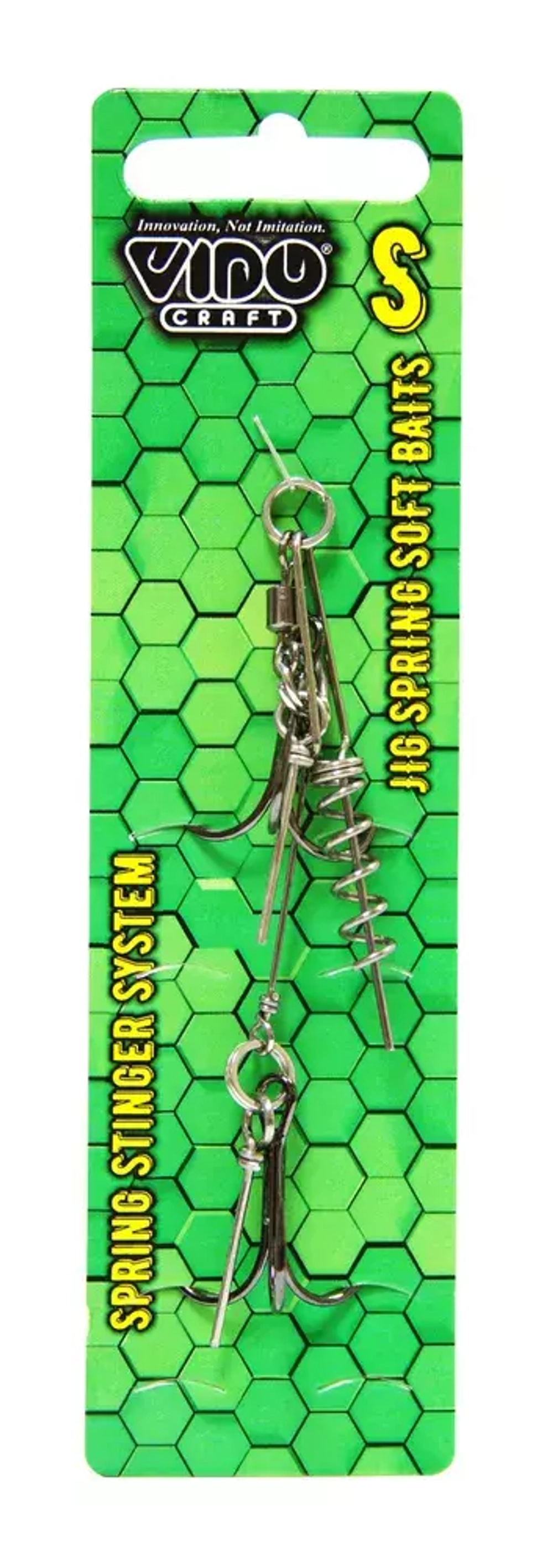 Оснастка стингер со спиралью Vido Craft Jig Spring Soft Baits