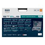 Набор инструментов, 1/4", 1/2", Cr-V, S2, усиленный кейс, 119 предметов Stels