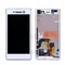 Дисплей для Sony M5 в сборе с тачскрином на рамке (White)