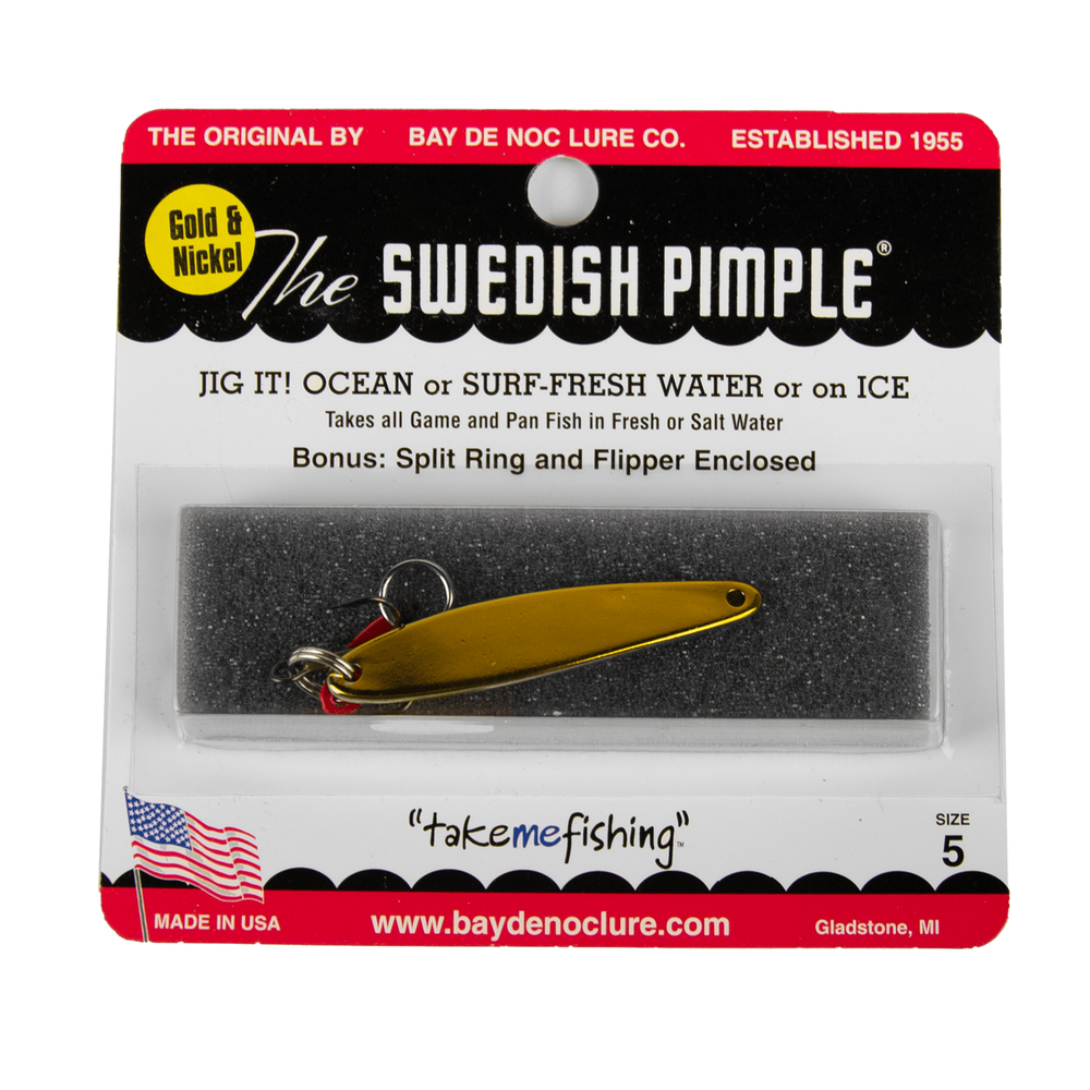 Блесна Bay de Noc Swedish Pimple #5 (48мм, 9.3гр)